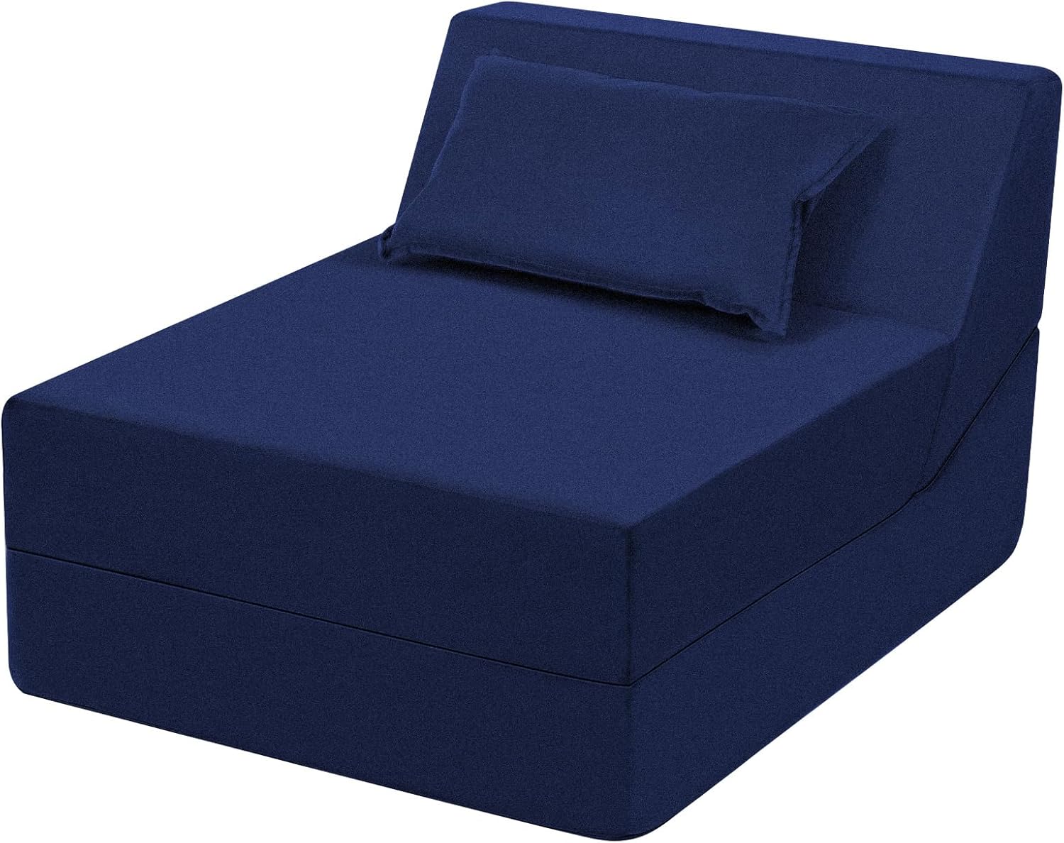 3in1 Folding Sofa Chair Bed Convertible Sofa with Pillow,Floor Futon