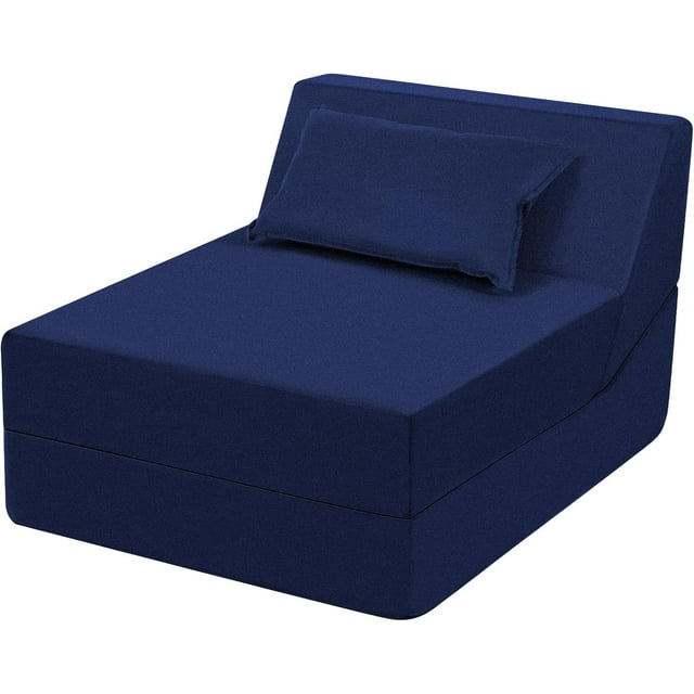 3in1 Folding Sofa Chair Bed Convertible Sofa with Pillow,Floor Futon