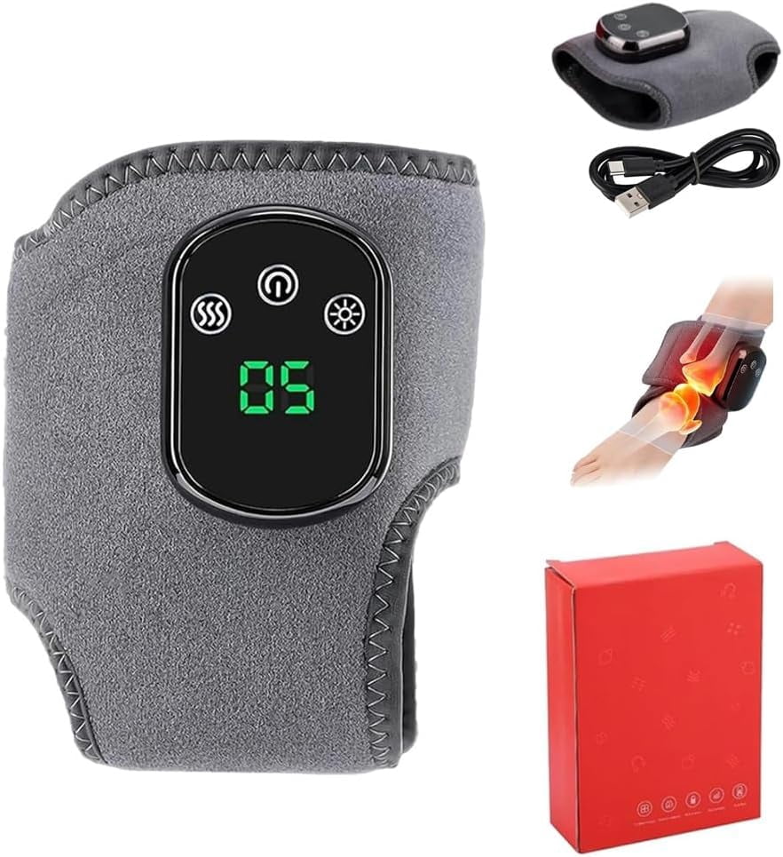 3-in-1 Foot Massager, 2026 new Rejuvacare Foot MassagerTriple Therapy Method Massager for Neuropathy,3 Vibration and 5 Heat Level for All Ages Ankle(1pc)