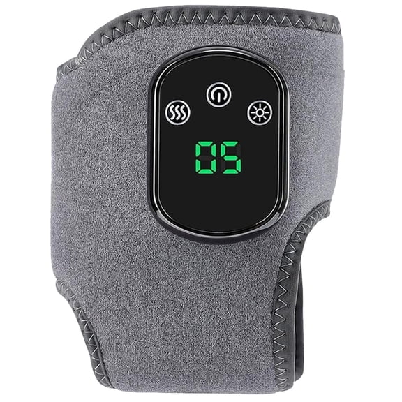 3-in-1 Foot Relief Massager, 5 Heat Levels,& 3 Vibration Modes Settings for Circulation & Pain Relief, Neuropathy, Tendinitis - Portable Cordless Design