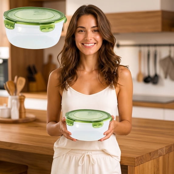 3-in-1 Fruit and Vegetable Storage Containers,Draining Fresh Keeper Bins with Lid,Large Organizer for Fridge Kitchen Pantry