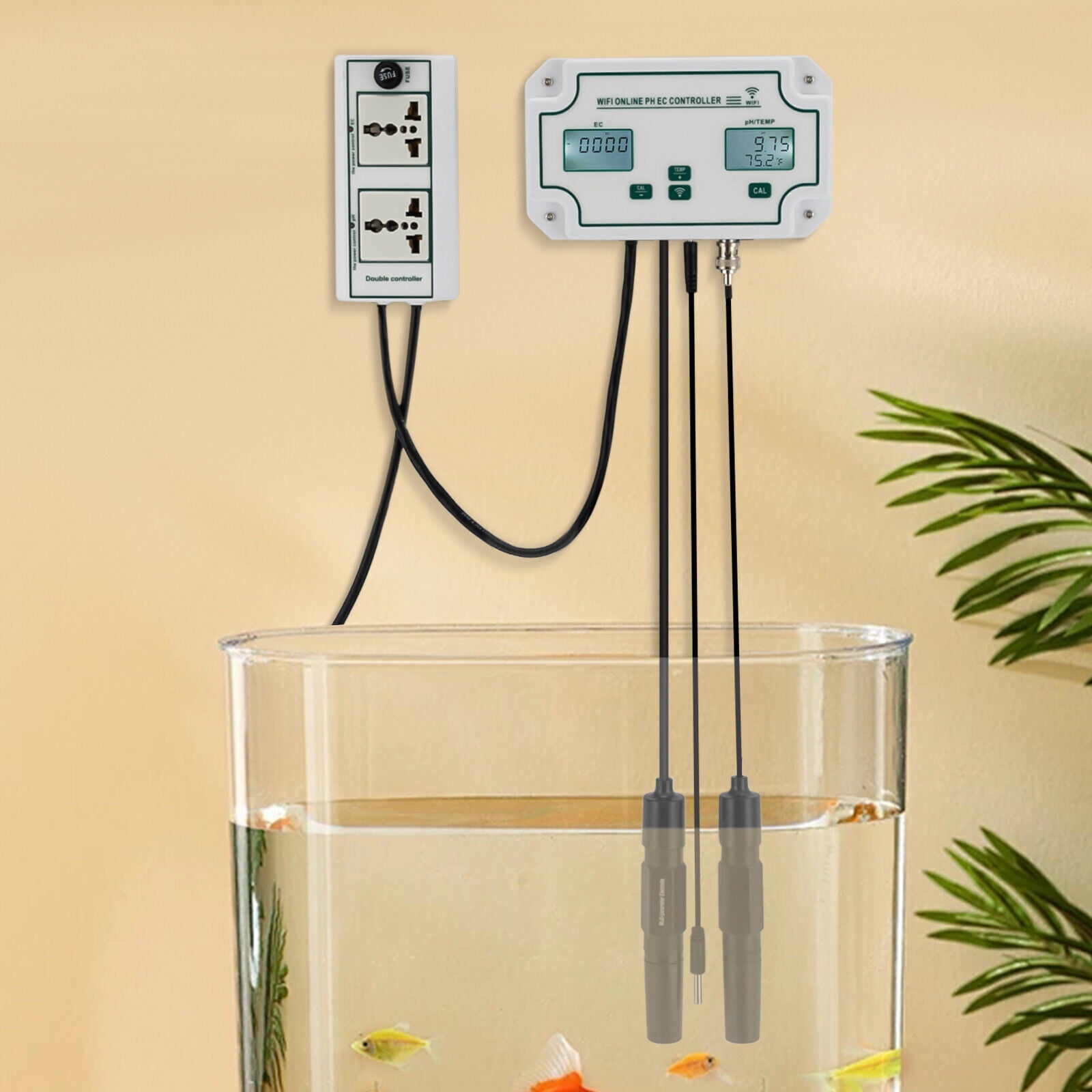 3 in 1 Guardian Monitor pH Temp EC Conductivity Meter Hydroponic Blue ...