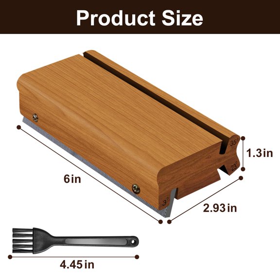 3 in 1 Guitar Fret End Beveling File Precision Luthier Tool 3 23 35