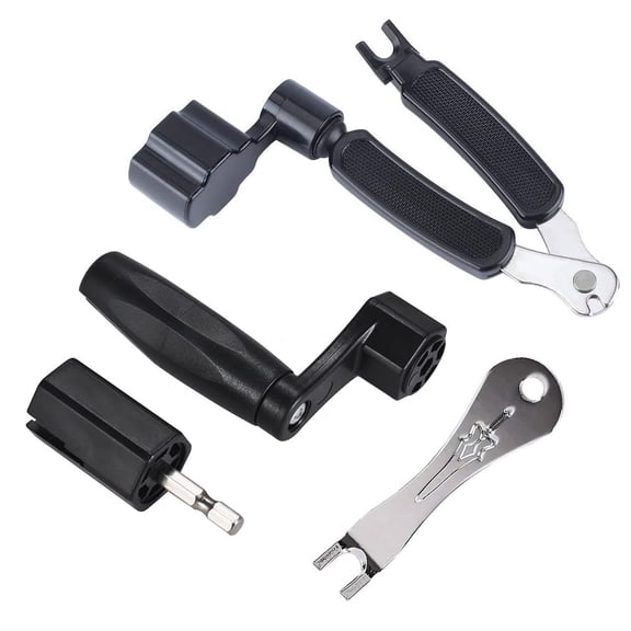 3 in 1 Guitar Repair Tool String Winder Cutter Bridge Pin Puller Stainless Steel