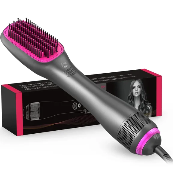 3 in 1 Hair Dryer Brush Professional 1200W Powerful Ceramic Tourmaline 3 Heat/2 Speed Settings One Step Hair Dryer and Styler