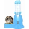 thumbnail image 1 of 3 in 1 Hamster Hanging Water Bottle Pet Auto Dispenser with Base for Dwarf Hamster Mouse Rat Hedgehog, 1 of 8