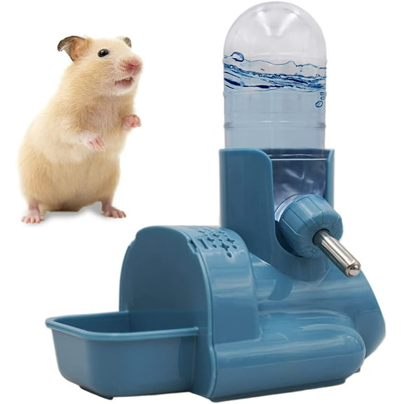 3 in 1 Hamster Water Bottle Food Container Base Hut and Hideout 4oz/120ml BPA Free