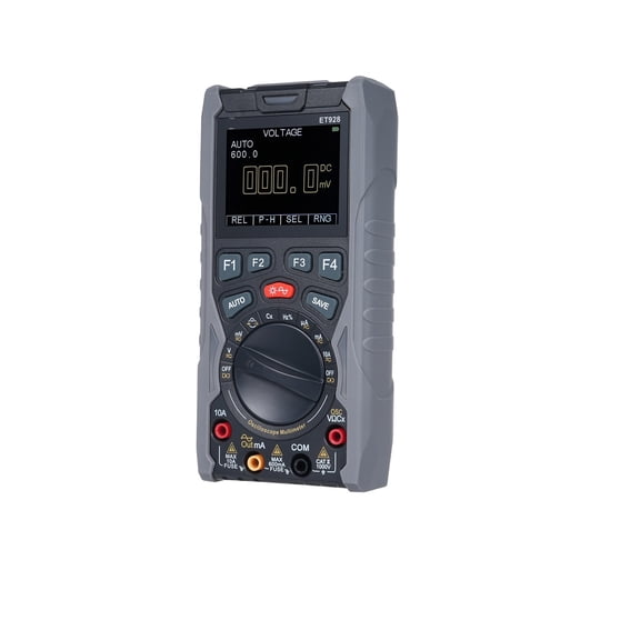 3-in-1 Handheld Digital Oscilloscope, 6000 Counts Multimeter & Waveform Generator ,Signal Measure