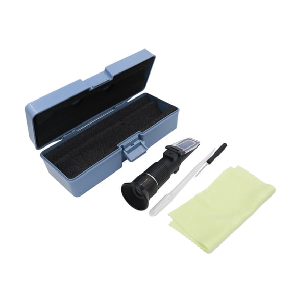 3-in-1 Handheld Honey Refractometer For Honey Moisture Brix And Baume 58-90% Brix Scale Range Honey Moisture Tester ,Enhanced Precision