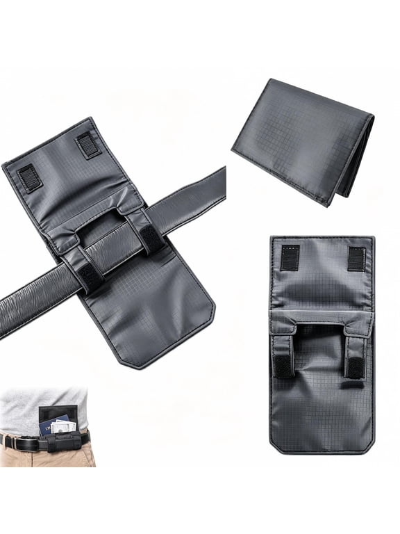 3-in-1 Hidden Pocket, Slim Anti-Theft Travel Wallet Under Clothes for Travel, Outdoor