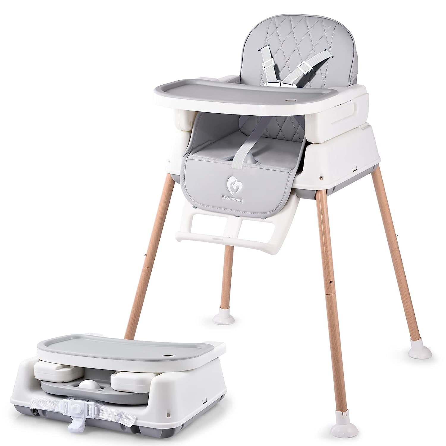 3in1 High Chair Infant Feeding, Convertible Seats, EasyClean Trays
