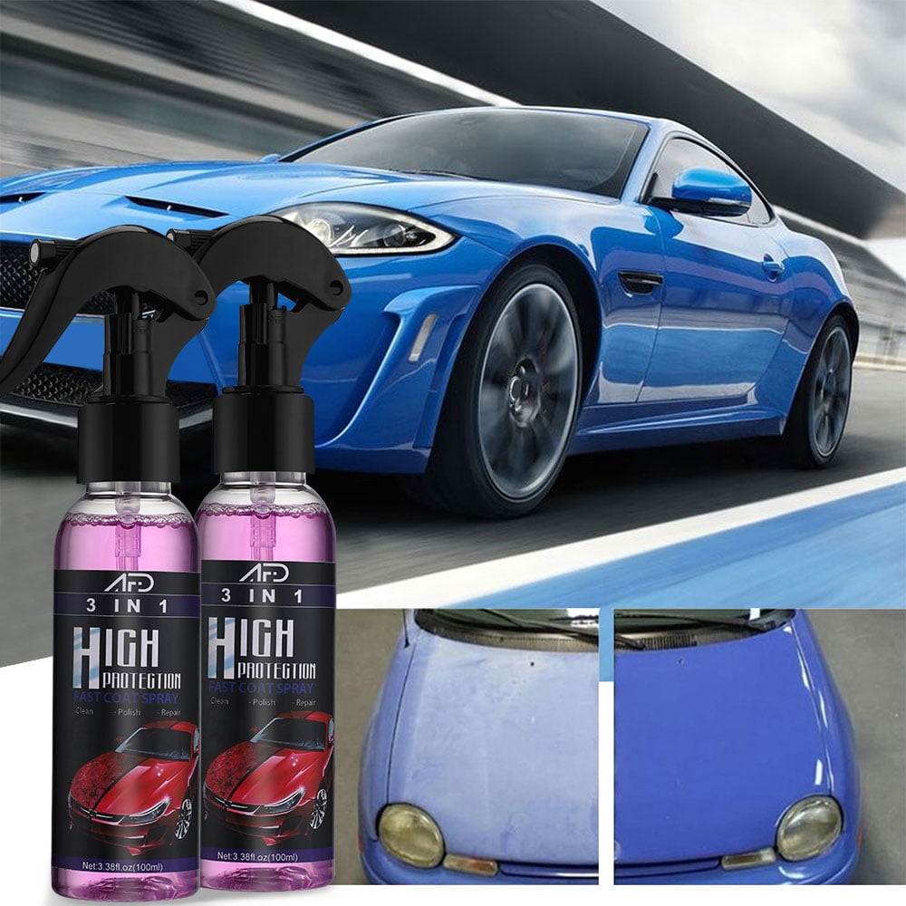 3 in 1 High Protection Fast Car Ceramic Coating Spray,Ceramic Car Coating  Spray,Car Wax,Ceramic Car Coating Spray 3 en 1（100ml,3pcs） - Cdiscount Auto