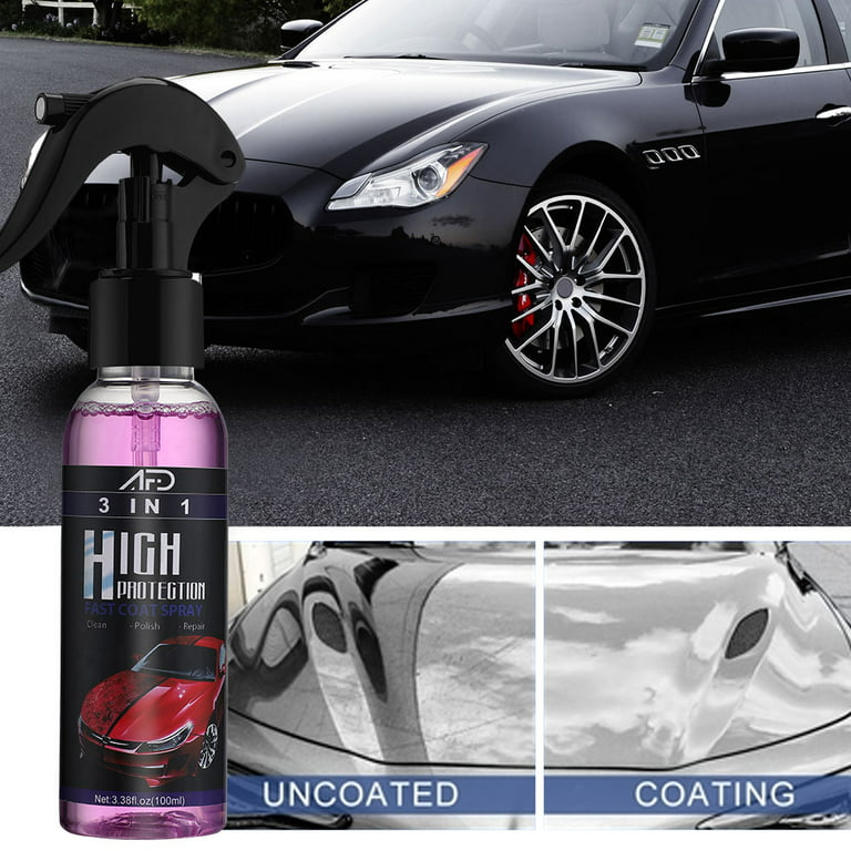  2PCS 3 in 1 high Protection Quick Coating Spray,Fast fine  Scratch Repair Fast car Coating,Car Scratch Nano Repair Spray : Automotive