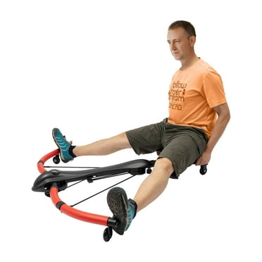 3-in-1 Home Gym Machine - Adjustable Resistance Trainer for Full-Body Workout with Smart Display (Black/Red)
