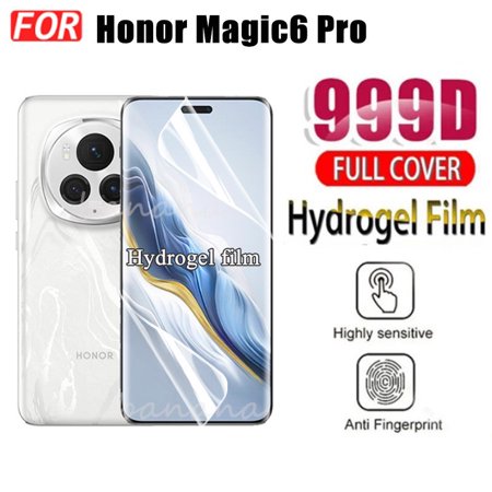 3 in 1 Honor Magic6 Pro Anti-fall Mobile Phone Case for Honor Magic 6 Pro Magic6 lite Soft Hydrogel Film+Camera Lens Film
