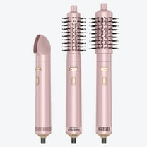 3-in-1 Hot Air Brush Kit, Professional Hair Dryer & Volumizer Set with 3 Interchangeable Heads for Salon-Style Blowouts, Smoothing, and Curling