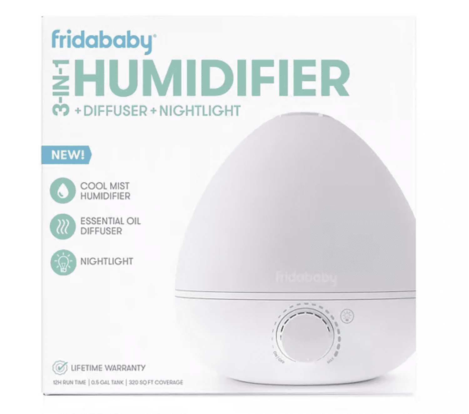 3in1 Humidifier with Diffuser and Nightlight by Frida Baby