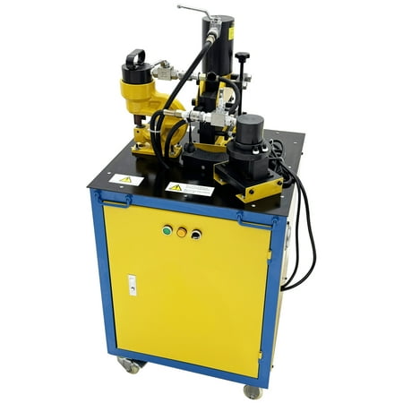 3-in-1 Hydraulic Angle Steel Cutting Machine Punching Chamfering Cutting Industrial Angle Iron Processor