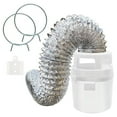 thumbnail image 1 of 3 in 1 Indoor Dryer Vent Set Lint Catcher Bucket Box Dryer Ventilation Replace, 1 of 8