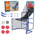 thumbnail image 1 of 3 in-1 Kids Arcade Basketball Game & Hockey & Soccer, With 4 Basketball Balls, Football, Hockey, Hockey Stick, Pump, Electronic Scoreboard Sound for Toddlers, Basketball Goal for Kids Boys Girls, 1 of 11