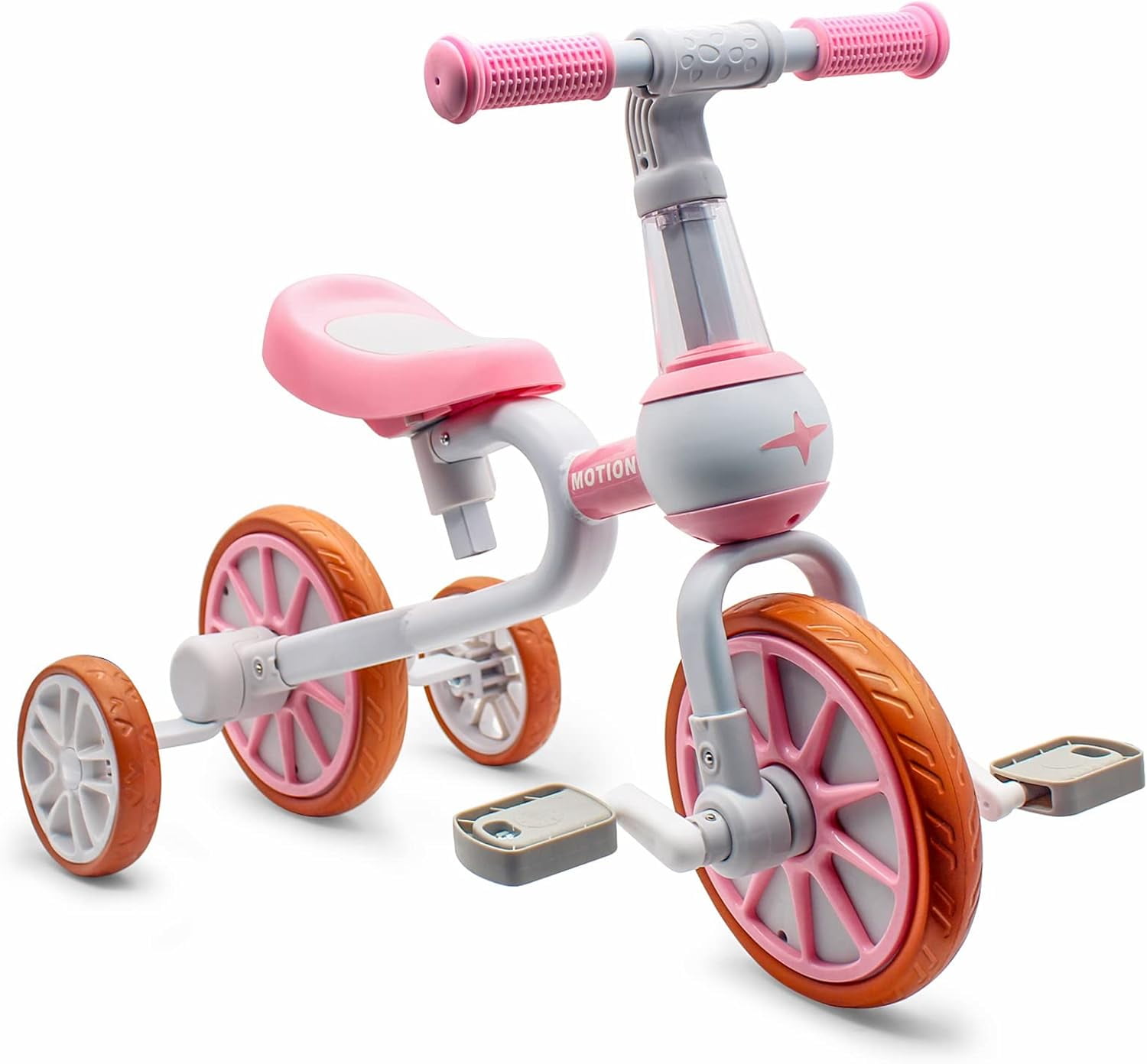 3 in 1 Kids Tricycles Gift for 2 4 Years Old Boys Girls with Detachable Pedal and Training Wheels Baby Balance Bike Trikes Riding Toys for Toddler Walmart
