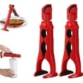 thumbnail image 1 of 3-in-1 Kitchen Tongs: Heat Resistant Bowl Lifter, Non-Slip Plate Clamp, and Pot Lid Opener - Multipurpose Cooking and Serving Utensil with Secure Grip, 1 of 5