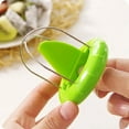 thumbnail image 1 of 3-in-1 Kiwi Fruit Peeler and Corer, Stainless Steel Fruit Cutting Tool for Easy Peeling and Slicing, Efficient Kitchen Gadget for Daily Use(Green), 1 of 5