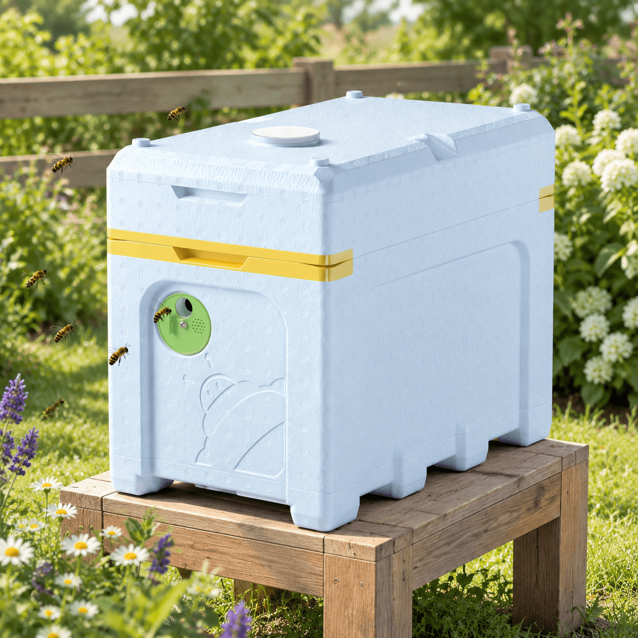 3-in-1 Langstroth Beehive for Bees, Queen Mating Nuc Box with ...