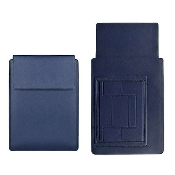 3 in 1 Laptop Bag Holder Case PU Leather 13/14/15/15.4inch Notebook Cover Sleeve Bag with Stand Mouse Pad Waterproof