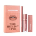 thumbnail image 1 of 3-in-1 Lipstick Set Lip Gloss and Lipstick Waterproofed Long Lasting Pigment Nude Non Stick Cup Women's Lip Makeup with Natural Lip Contoured 7.5ml, Xmas Stocking Stuffers Christmas Gifts for Women, 1 of 5