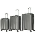 3in1 Luggage Set with TSA Lock PC Hard Surface Lightweight Dual Wheel
