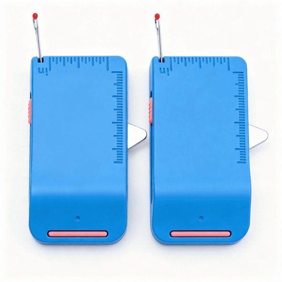 3-in-1 Magnetic Seam Guide for Sewing Machine,2Pack Magnetic Seam Guide Tool,Sleeve & Edge Positioning Tool with Seam Ripper and Ruler Scale,Sewing Accessories