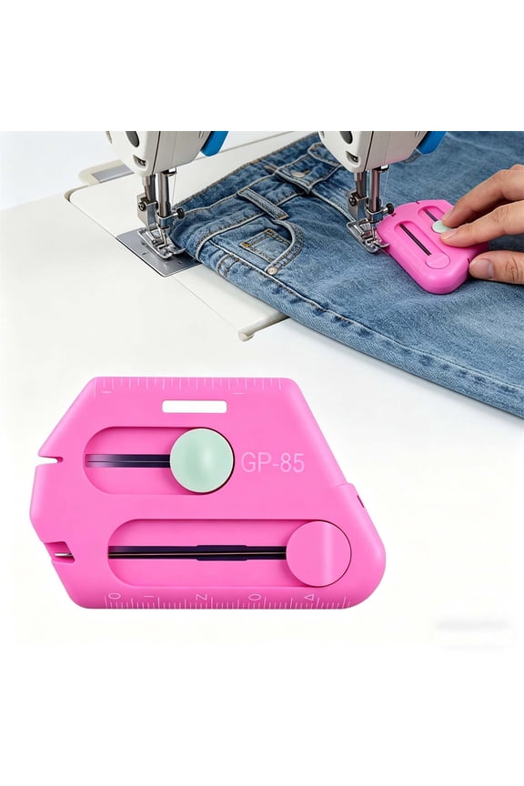 3-in-1 Magnetic Sewing Tool, Plastic Sewing Gauge Locator for Thread Removal, Guide & Precise Positioning