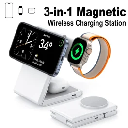 3 In 1 Wireless Charger Wireless Charging Station For Apple Watch IPhone Phone Walmart