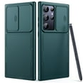 thumbnail image 1 of 3 in 1 Magnetic for Samsung Galaxy S24 Ultra Case with Slide Camera Cover&2 Screen Protectors(Green), 1 of 9