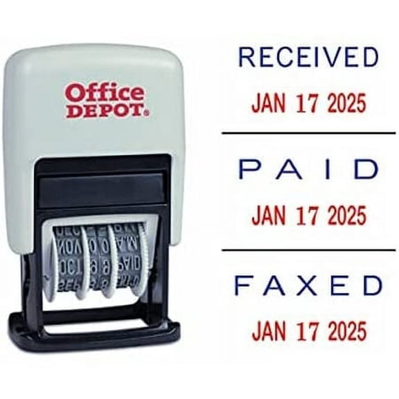 3-in-1 Micro Date Stamp Self-Inking