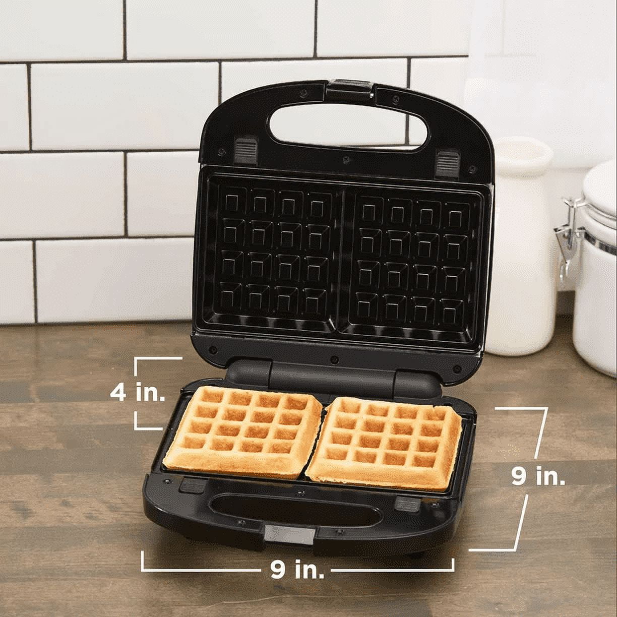 Reemix 3-in-1 Waffle, Grill & Sandwich Maker, Panini Press Grill and Waffle Iron Set with Removable Non-Stick Plates, Perfect for Cooking Grilled