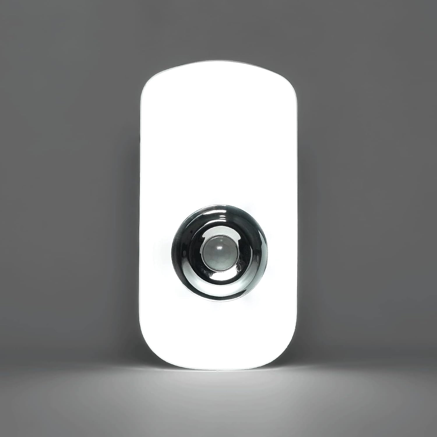 3-in-1 Motion Sensor Night Light Plug in, Recharable Flashlight, Emerncy Light for Bedroom, Bathroom, Living Room, Stairways, Hallways - Cool White