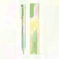 thumbnail image 1 of 3-in-1 Multi-Color Pen, 0.5mm Tricolor Modular Click Action Pen, Smooth Fine Point Pens for Note-Taking, Drawing, Journaling, Chinese Style, Gray/Green/Purple/Brown, 1 of 6