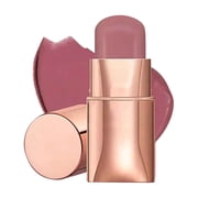 3 in 1 Multi Use Blush Stick, Cream Blush for Lips Cheeks Eyes, Buildable Matte Cream Rouge Makeup Stick, Portable Long Lasting Natural Color Cosmetic for Daily & Travel