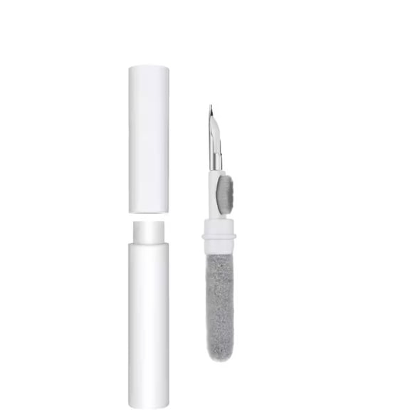 3-in-1 Multifunctional Earphone Cleaning Kit - Durable ABS Material with Soft Brush for Wireless Earphones, Keyboards, and More