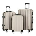 thumbnail image 1 of 3-in-1 Multifunctional Luggage Set, Large Capacity Travel Suitcase, Champagne - Durable Rolling Suitcase for Travel, Storage, Daily Use as picture, 1 of 9