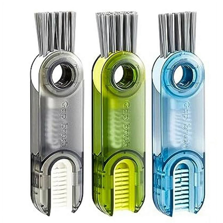 3-in-1 Multifunctional Space Cleaning Brush, Multi-functional Crevice Cleaning Brush, Tiny Bottle Cup Lid Detail Brush, Men's, Size: Small, Other