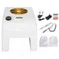 3 in 1 Nail Dust Collector with LED Light Adjustable Suction Dust