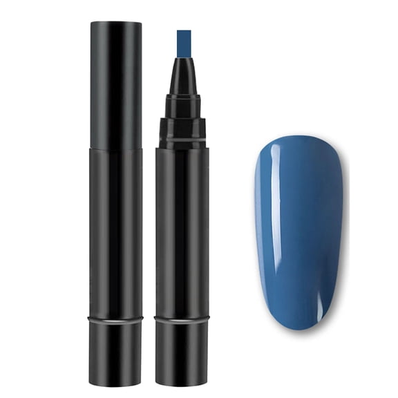 3-in-1 Nail Gel Pen, Portable Quick-Dry UV Gel Polish, Travel-Friendly Nail Art Pen with Built-In Base & Top Coat, No-Spill Design