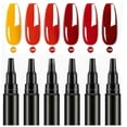 thumbnail image 1 of 3-in-1 Nail Gel Pen Set, 6pcs Quick-Dry Portable UV Gel Polish, Built-In Base & Top Coat, Travel-Friendly Nail Art Tool for DIY Manicures, 1 of 5
