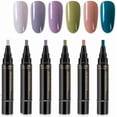 thumbnail image 1 of 3-in-1 Nail Gel Pen for Salon Quality Manicures, Fast Drying Convenient Nail Art Tool, Portable Glue Pen for Travel, Chip-Free Long-Lasting Results, 1 of 1