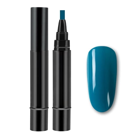 3-in-1 Nail Polish Pens, 6PCS Professional Nail Pen Colors Per, Quick-Dry, No Base Coat Needed, Easy Apply for Home and Professional Manicure