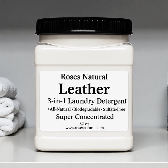 3-in-1 Natural Laundry Powder- Leather