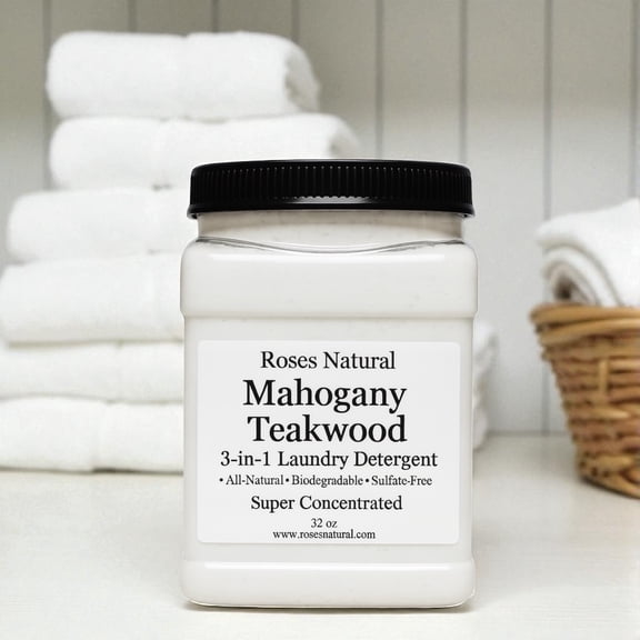 3-in-1 Natural Laundry Powder- Mahogany Teakwood